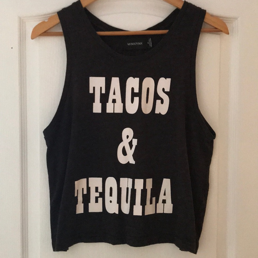 Tacos & Tequila Crop Tank